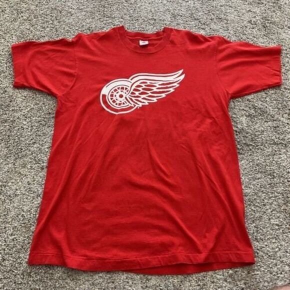 Fruit of the Loom Other - Vintage Detroit Red Wings Probert #24 Size XL FOTL Rare 1990 Shirt Single Stitch